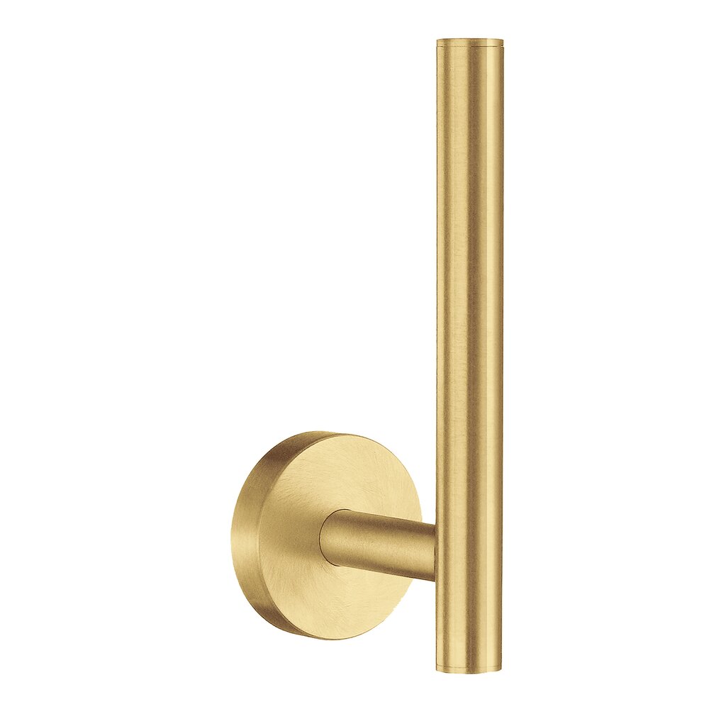 Spare Toilet Roll Holder in Brushed Brass
