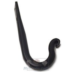 3 1/4" Rustic Single Hook in Wrought Iron