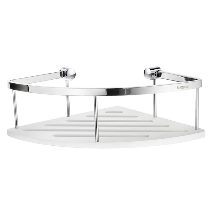 Sideline Design Corner Basket - Solid White Surface