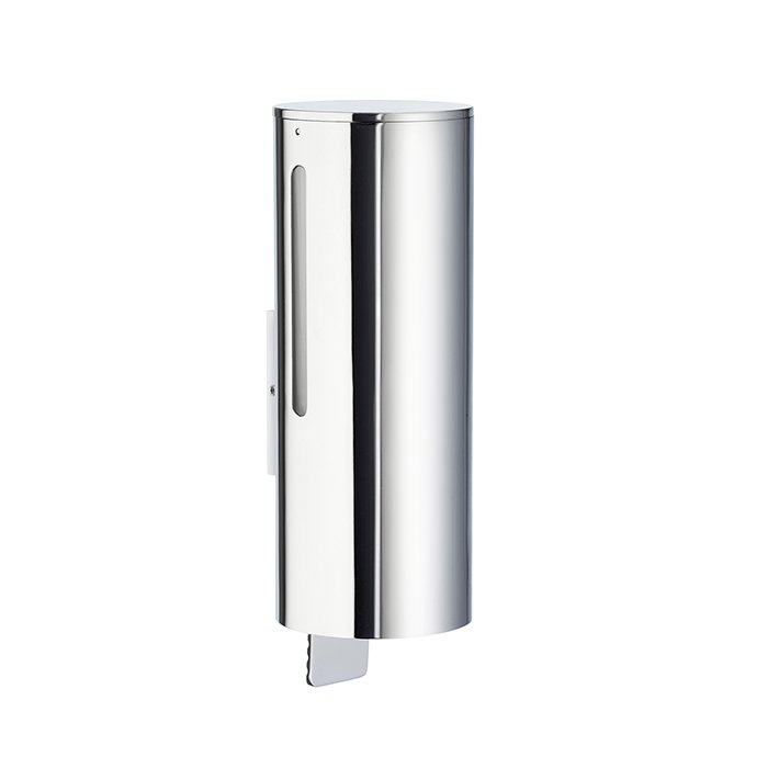 Outline Wall-Mounted Soap Pump in Polished Chrome