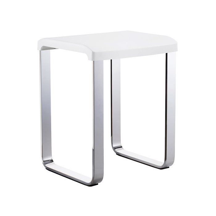 Outline Shower/Vanity Chair in Polished Chrome