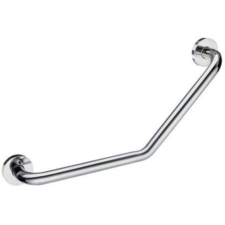19 1/2" Curved Grab Bar in Polished Stainless Steel