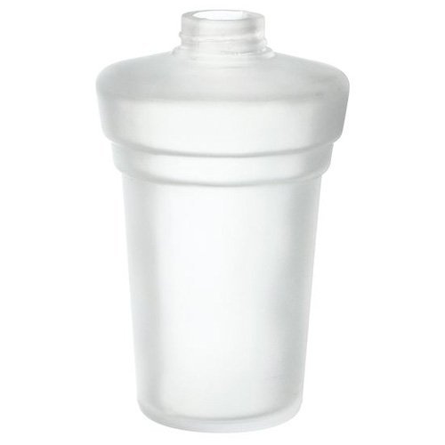Xtra 5" Tall Spare Soap/Lotion Pump Container in Frosted Glass