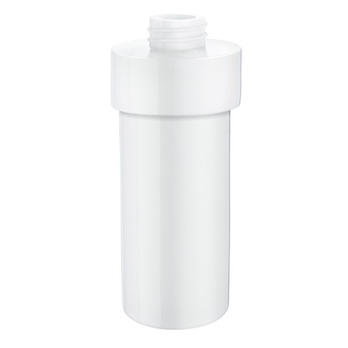 Xtra Porcelain Container Soap Dispenser Container in White Porcelain