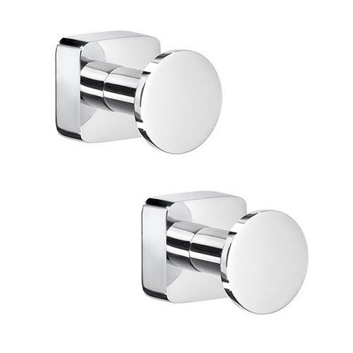 Ice Towel Hooks (Pair) in Polished Chrome