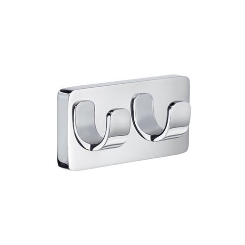 Ice Double Towel Hook in Polished Chrome