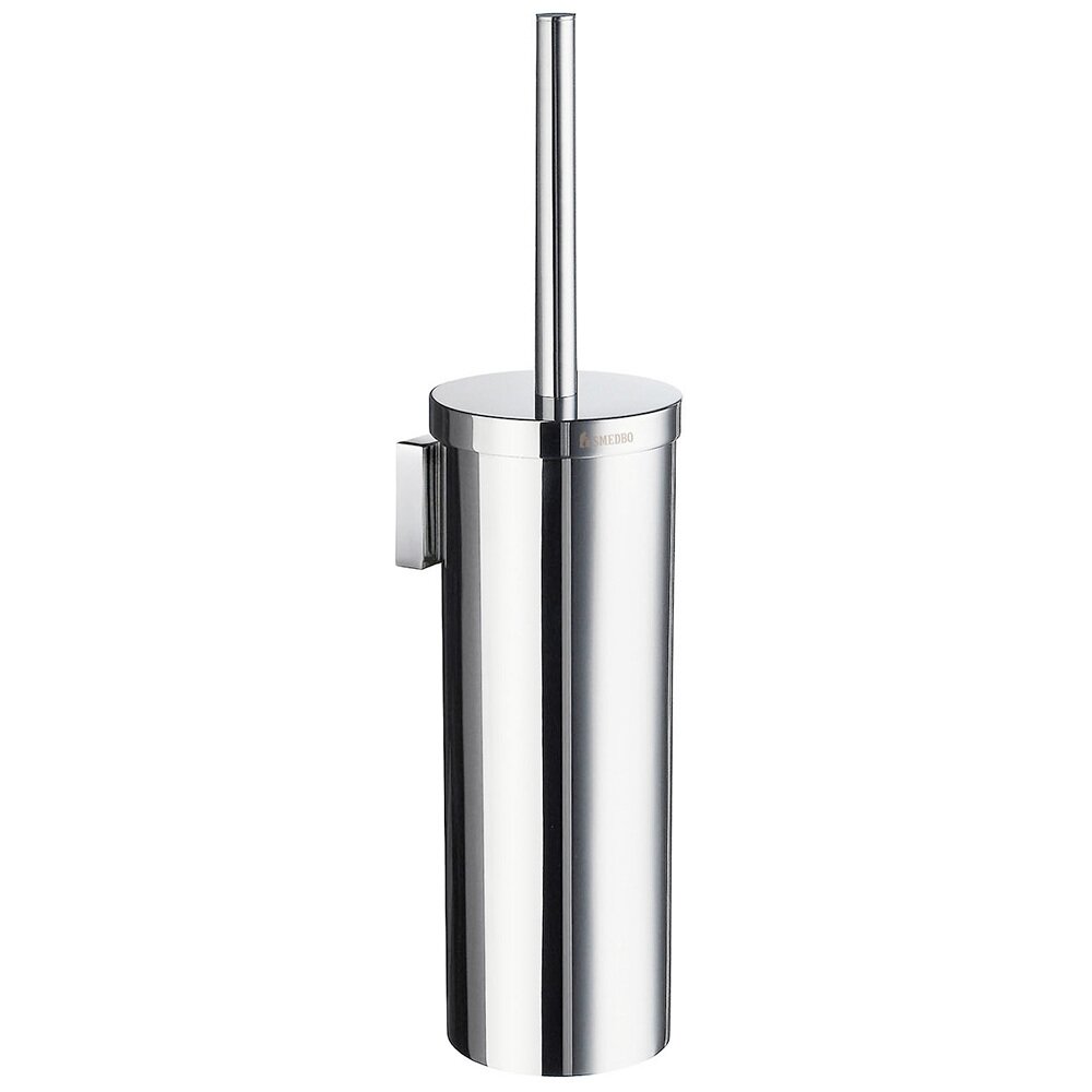 Solid Brass Toilet Brush Wall Mounted Polished Chrome