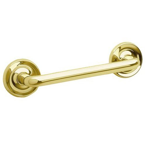 Solid Brass 10 2/3" Long Grab Bar in Polished Brass