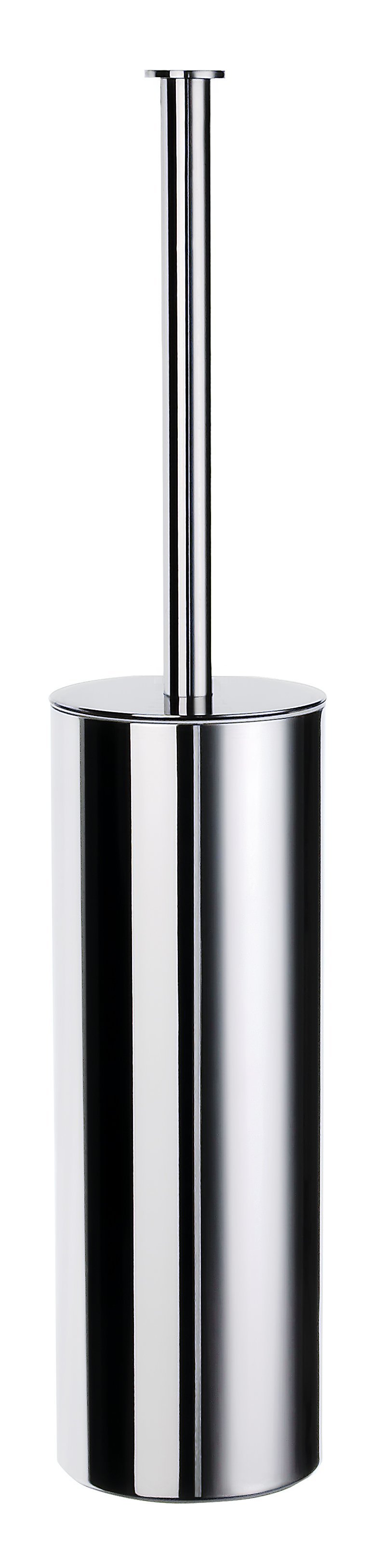 Lite Toilet Brush with Cylinder Base in Stainless Steel Polished
