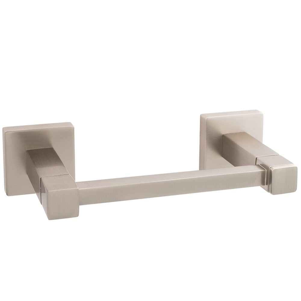 Two Post Toilet Paper Holder in Satin Nickel