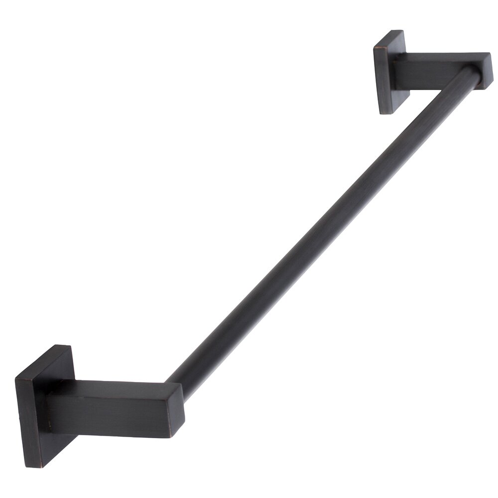 30" Wall Mounted Towel Bar in Vintage Bronze