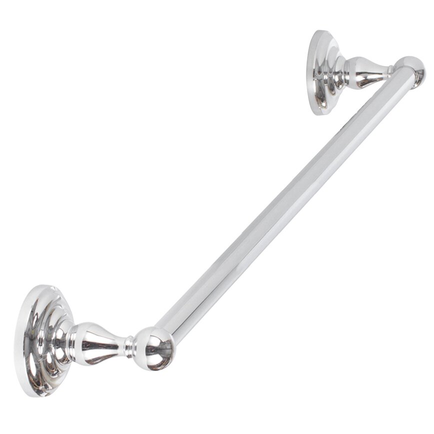 24" Wall Mounted Towel Bar in Polished Chrome