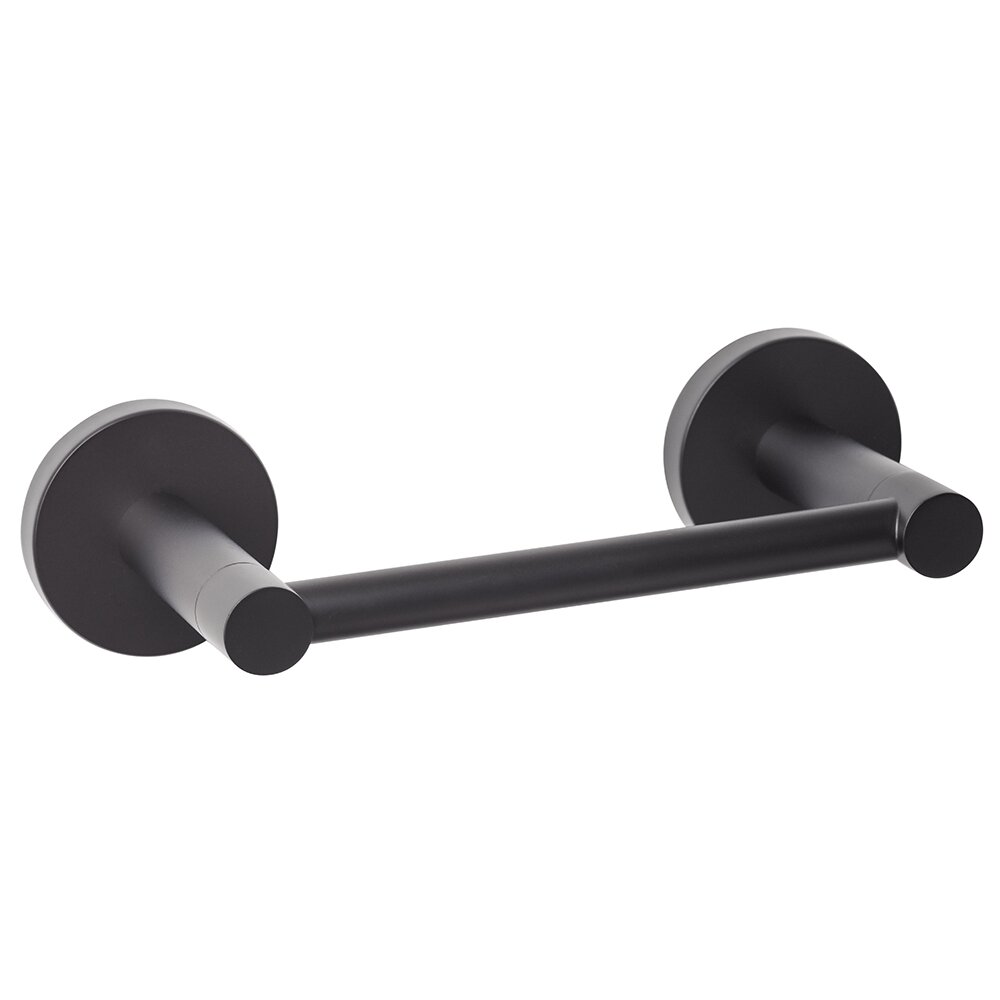 Two Post Toilet Paper Holder in Flat Black