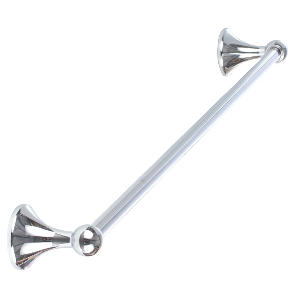 18" Wall Mounted Towel Bar in Polished Chrome