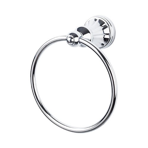 Hudson Bath Ring  in Polished Chrome