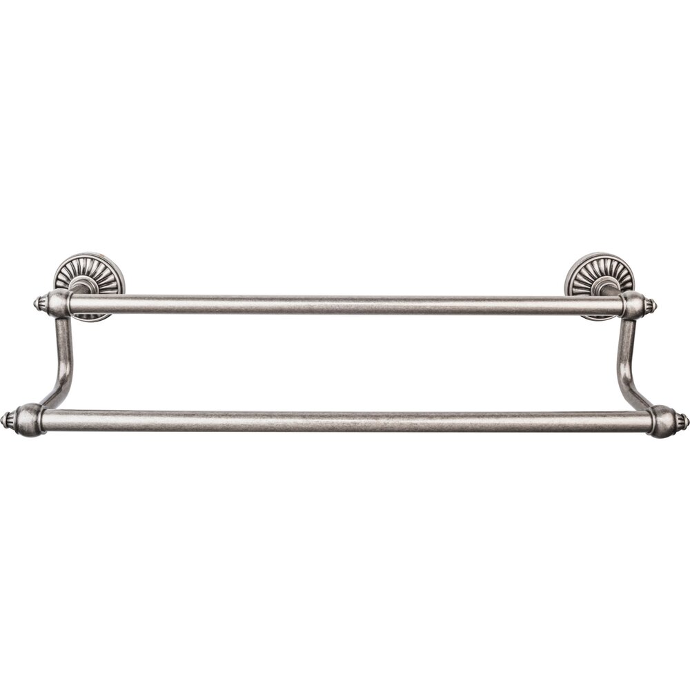 Tuscany Bath Towel Bar 30" Double in Pewter Antique