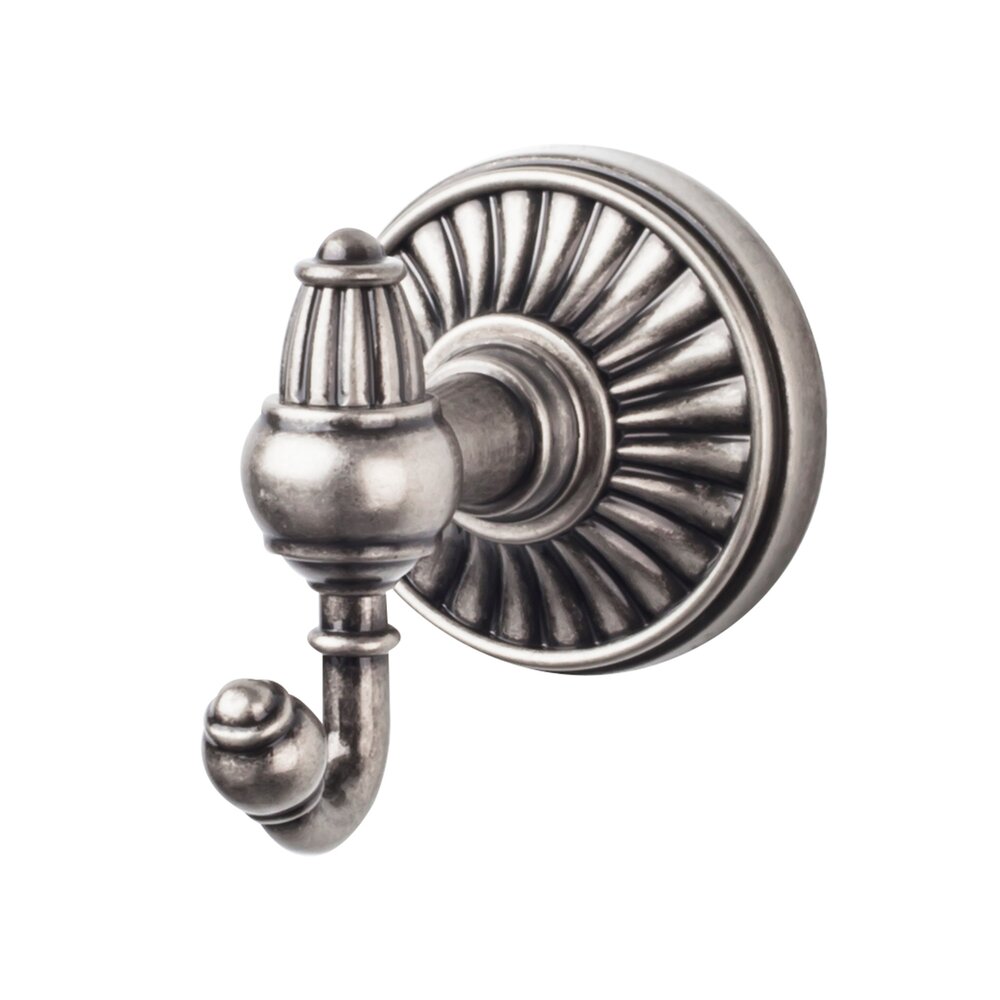 Tuscany Bath Double Hook in Pewter Antique