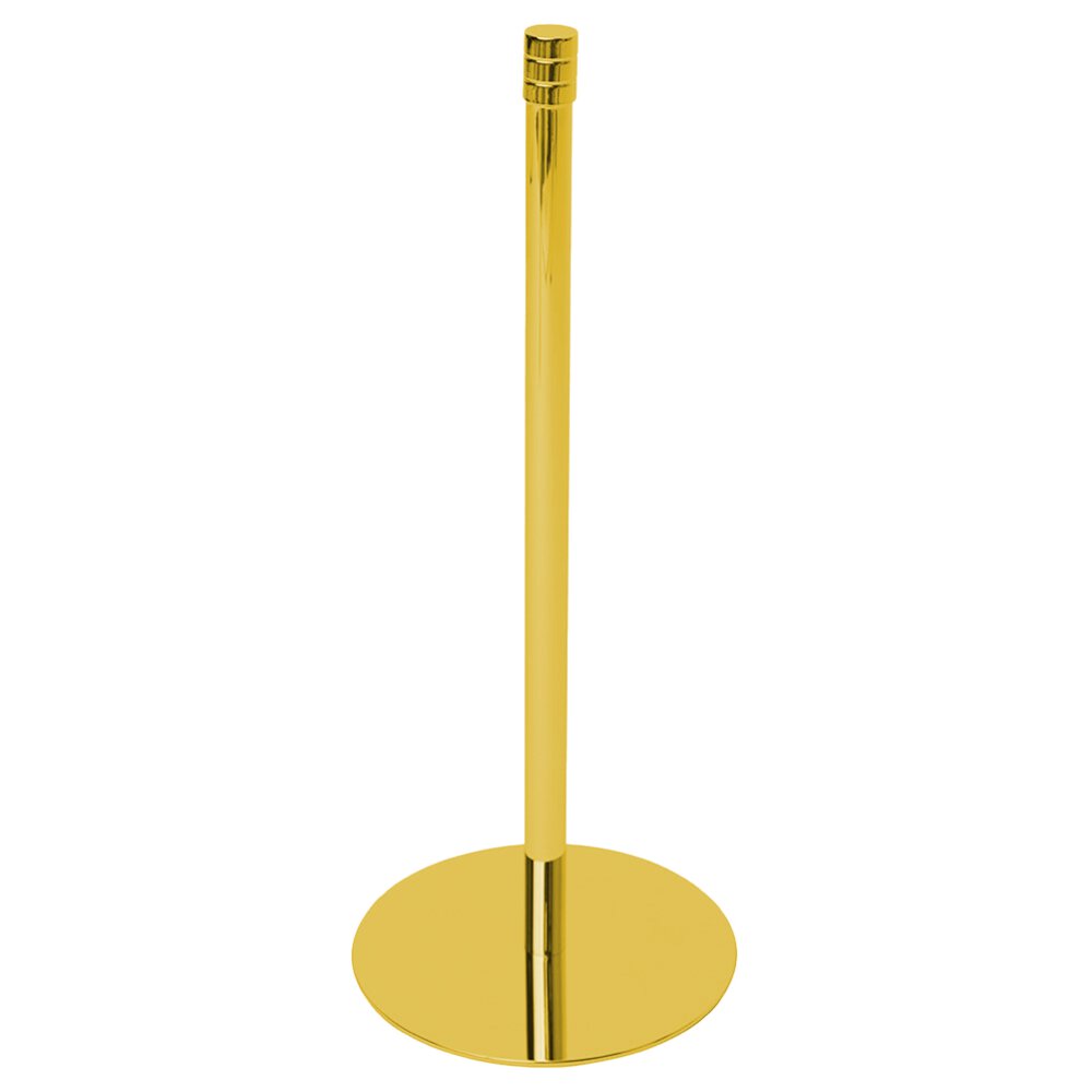 Freestanding Spare Roll Holder in Unlacquered Brass