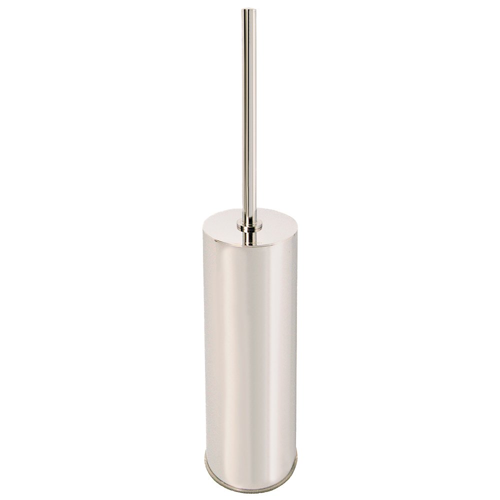Wall Mounted Toilet Brush in Polished Nickel