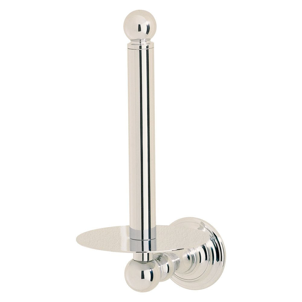 Spare Toilet Paper Holder in Polished Nickel