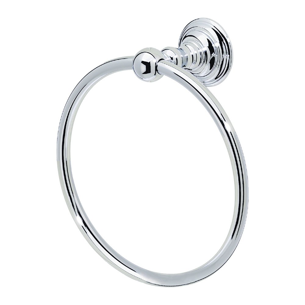 6" Small Towel Ring in Chrome