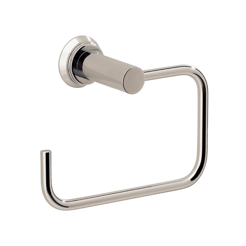 Single Arm Toilet Paper Holder in Polished Nickel