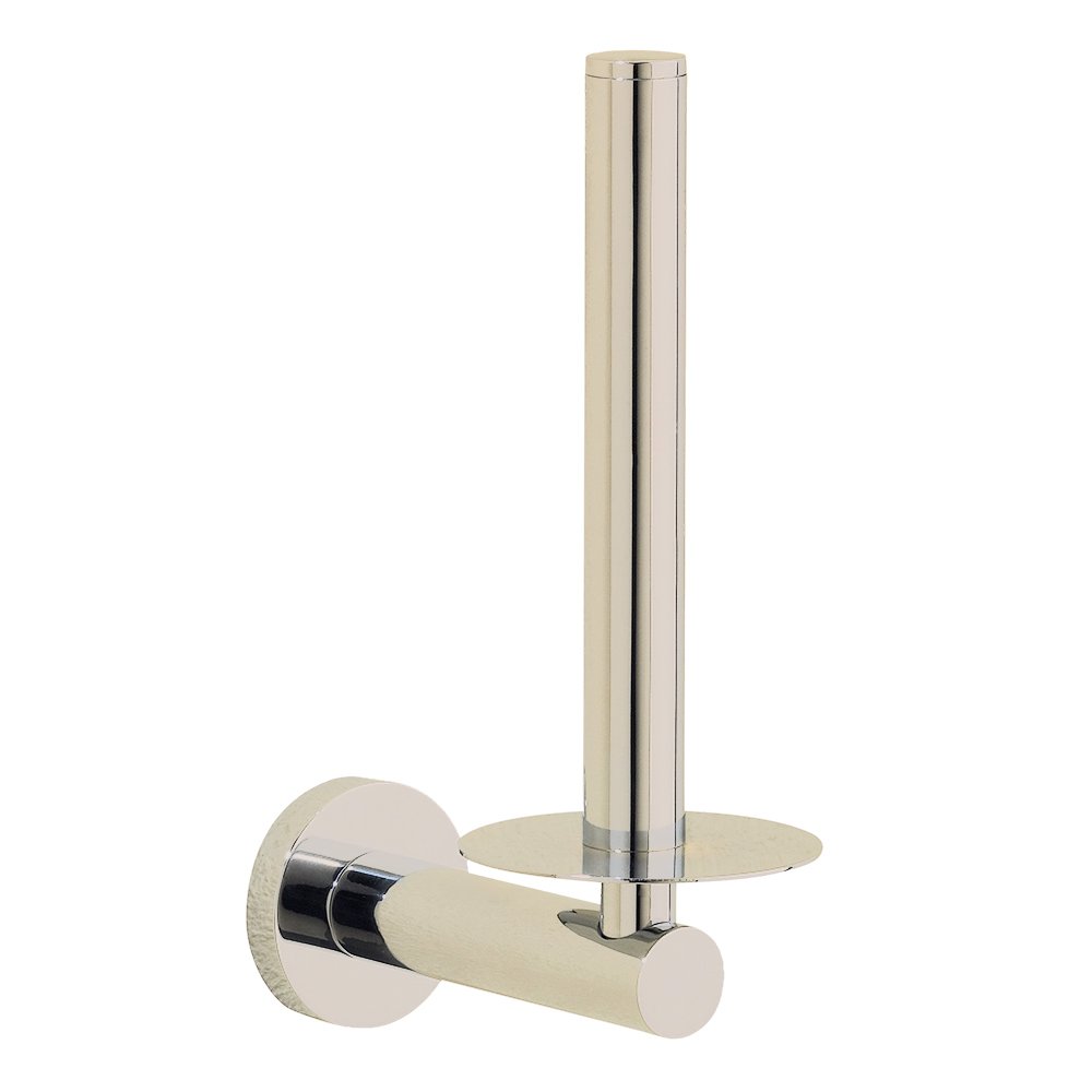 Spare Roll Holder in Polished Nickel