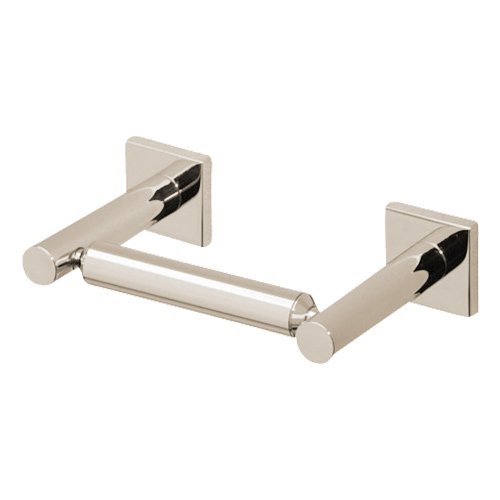 Double Post Roll Holder in Polished Nickel