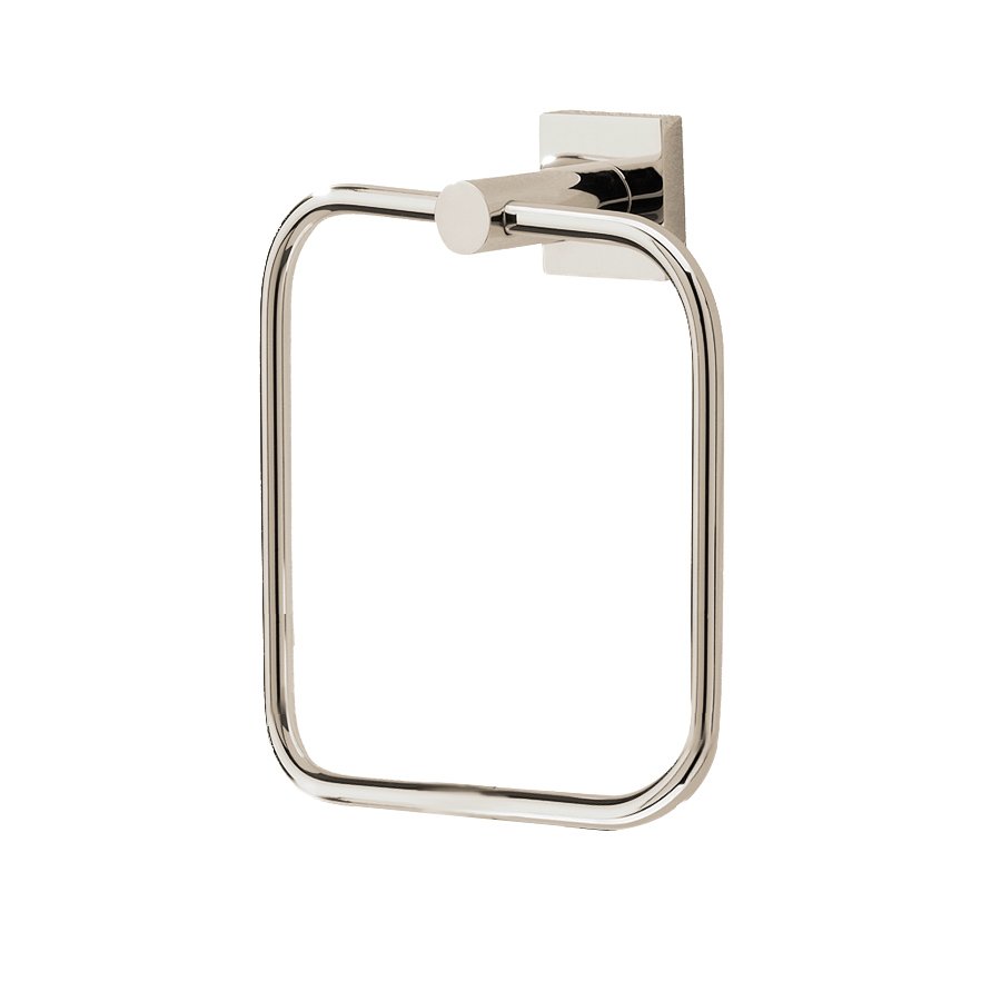 Small Towel Ring 6" in Polished Nickel