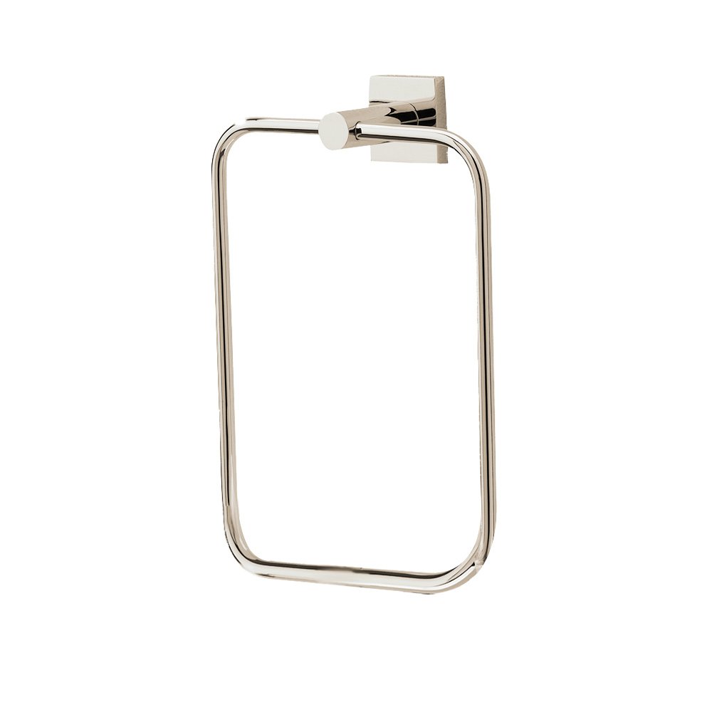 Large Towel Ring in Polished Nickel