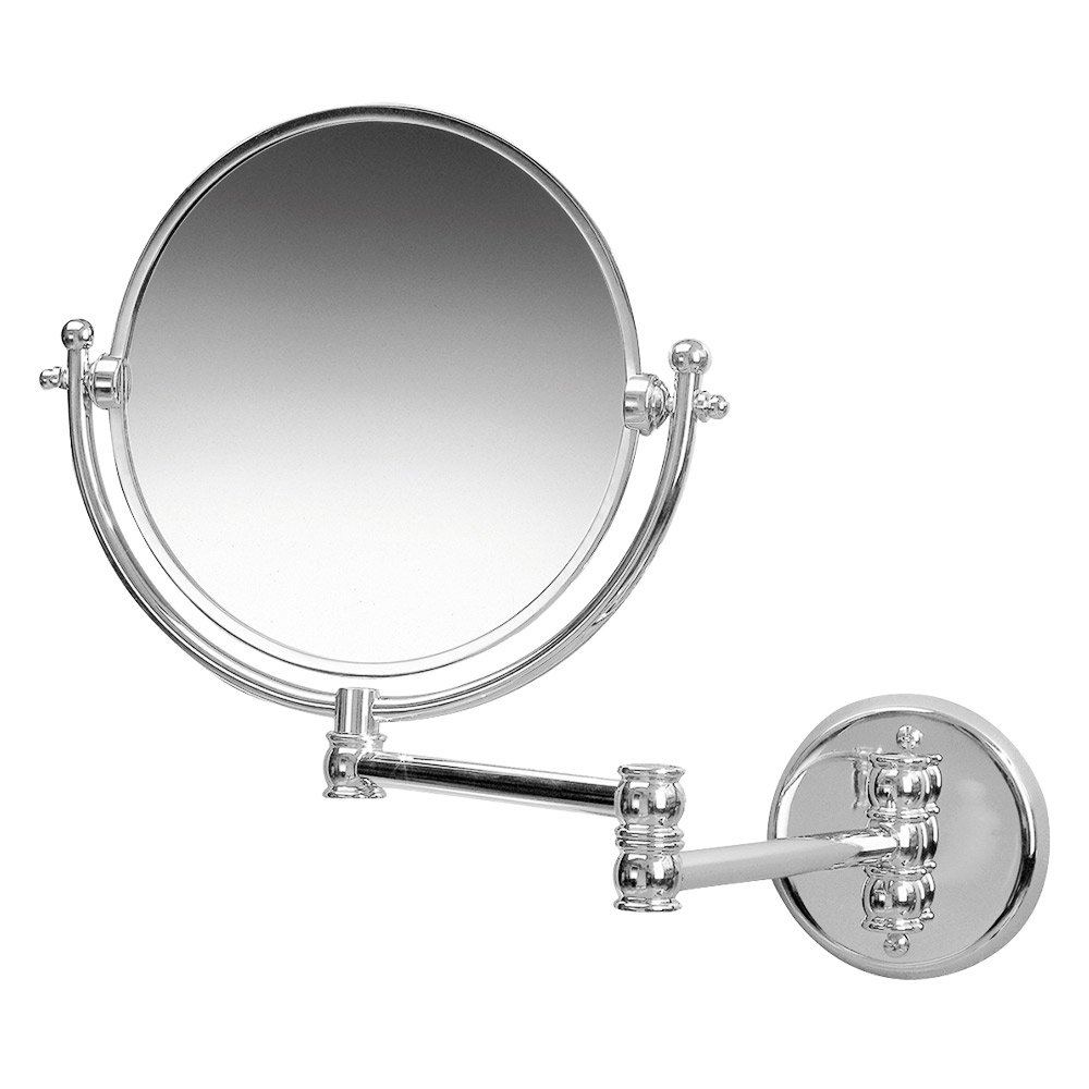 Wall Mounted Mirror 3x in Chrome