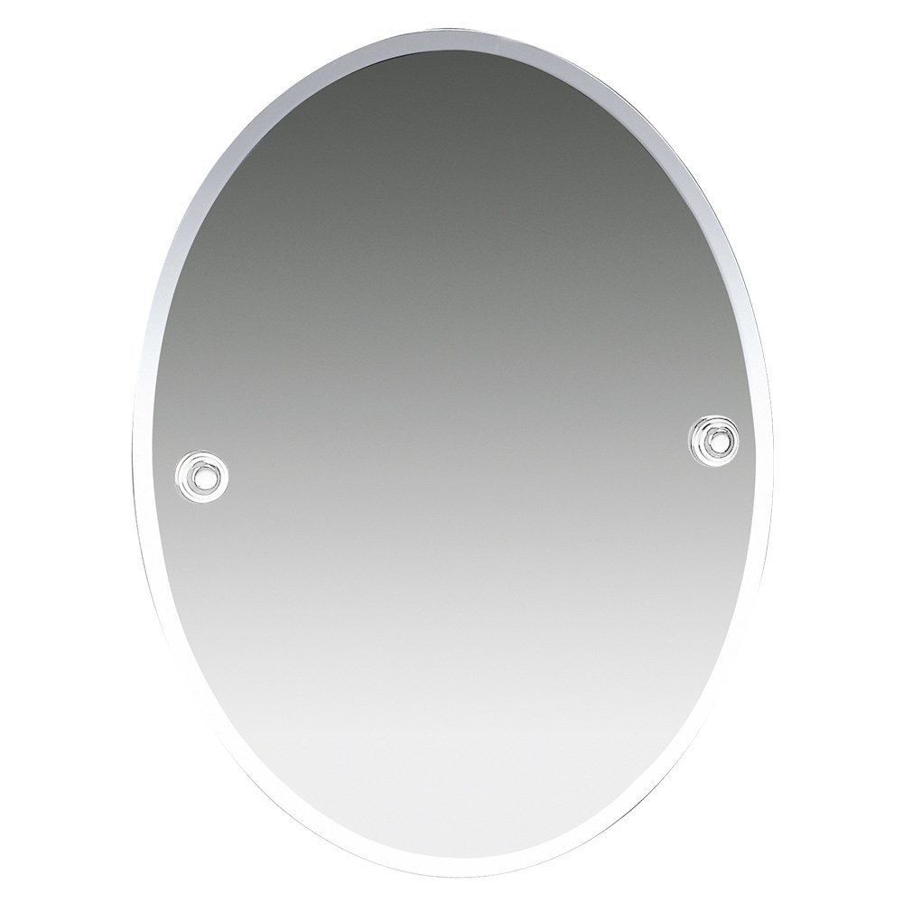  Bevelled Wall Mirror 15 3/4" W x 19 7/8" H in Chrome