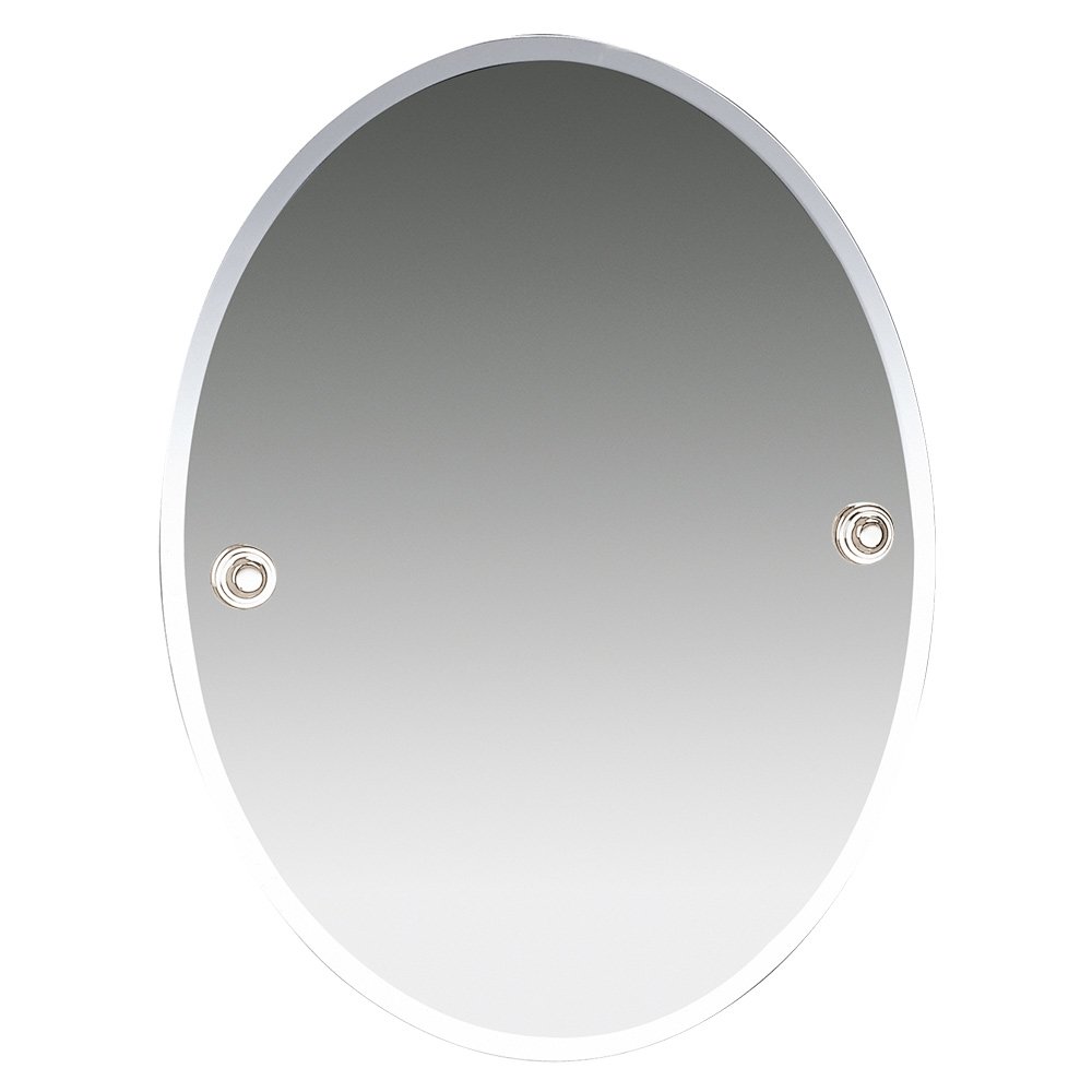  Bevelled Wall Mirror 15 3/4" W x 19 7/8" H in Polished Nickel