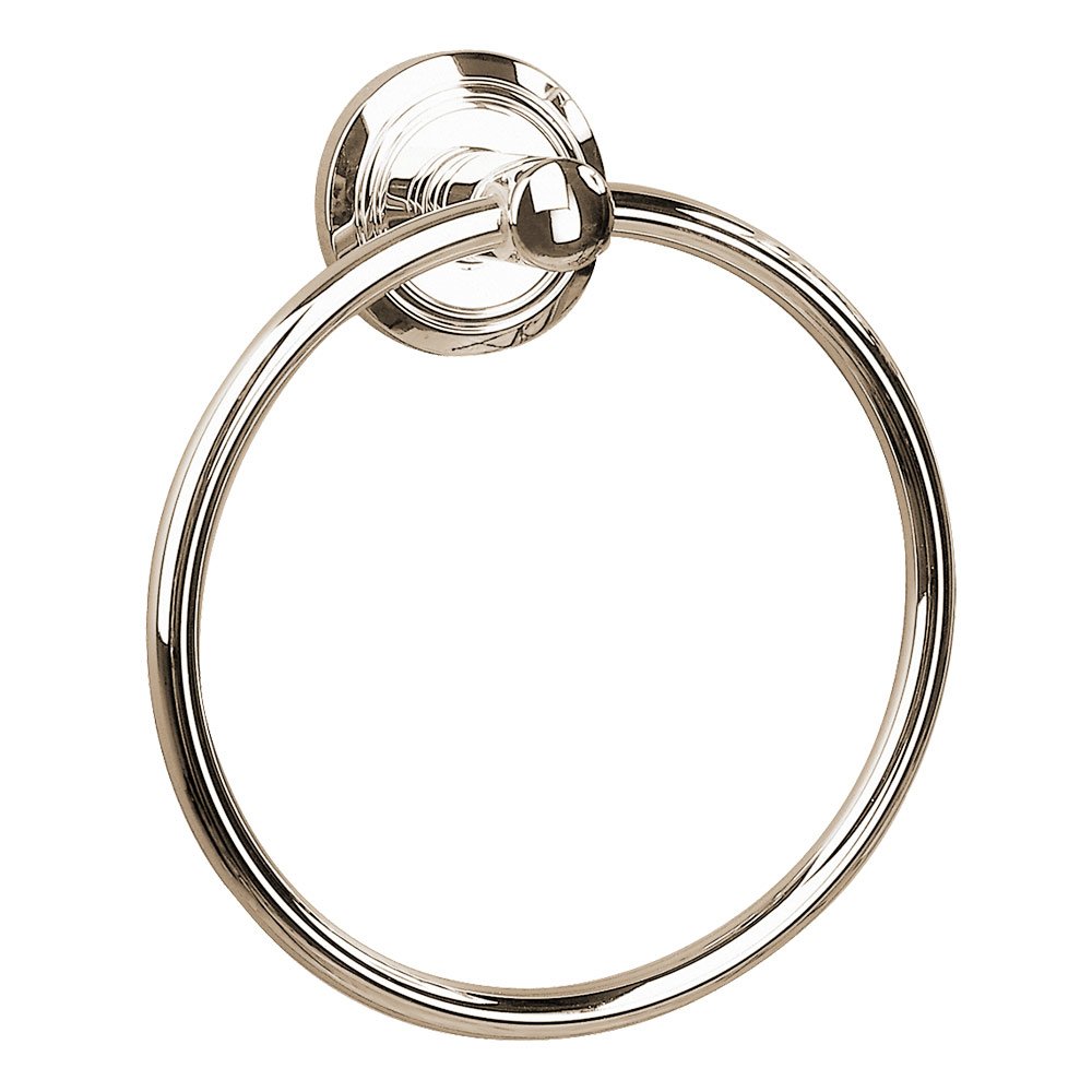  Towel Ring 6 1/2" x 2 1/8" x 7 1/2" in Polished Nickel
