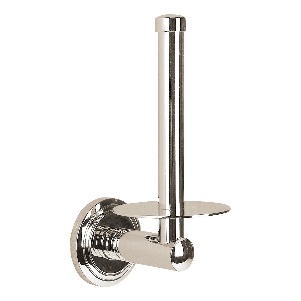  Spare Roll Holder 2 3/4" x 3 7/8" x 6 3/4" in Polished Nickel