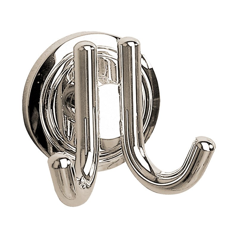  Double Hook 2" x 2" x 2 1/4" in Polished Nickel