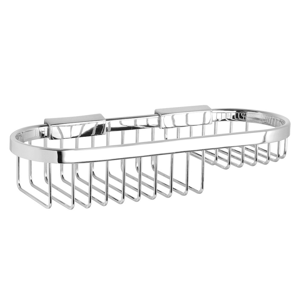 Oval Basket - Small 3 1/2" x 11" in Chrome