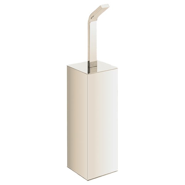 WC Brush Holder in Polished Nickel