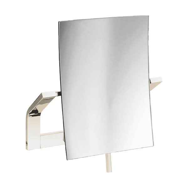 Magnifying Mirror in Polished Nickel