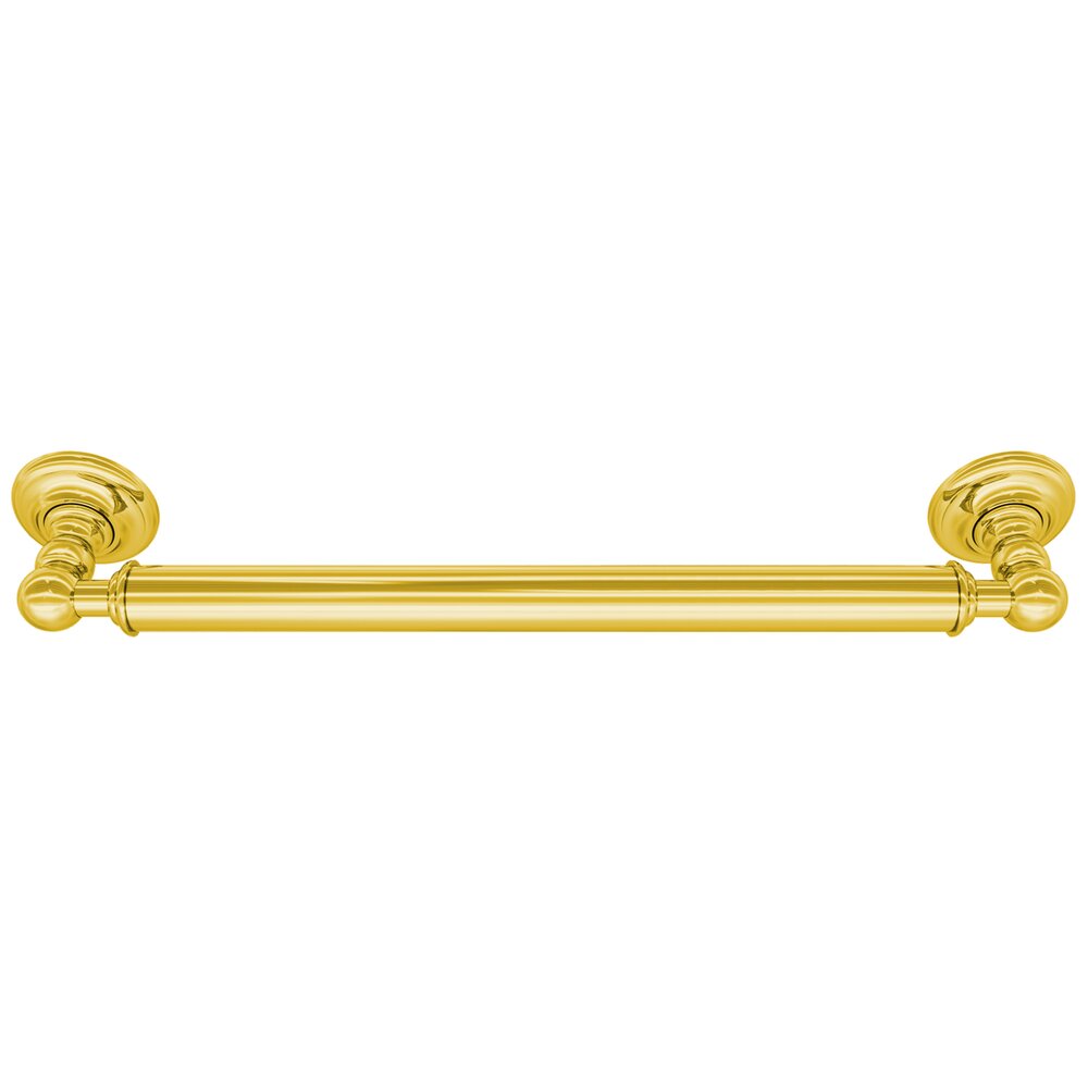 16" Grab Bar in Unlacquered Brass