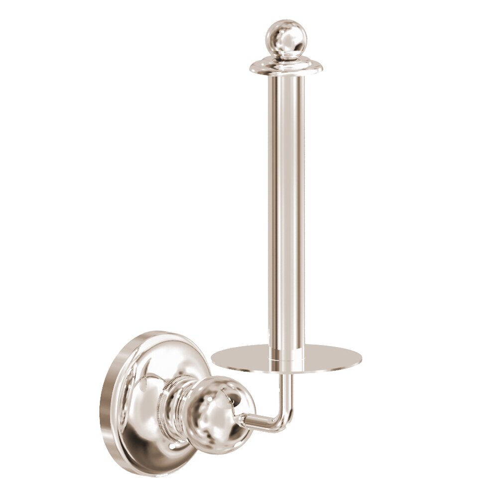 Spare Roll Holder in Polished Nickel