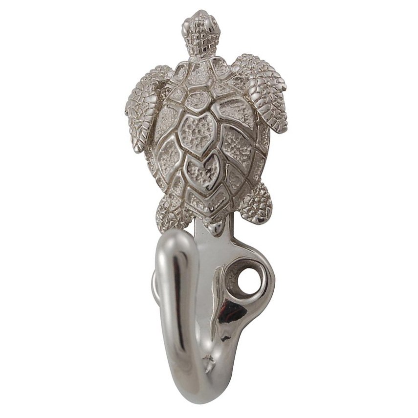 Turtle Pollino Hook in Polished Silver