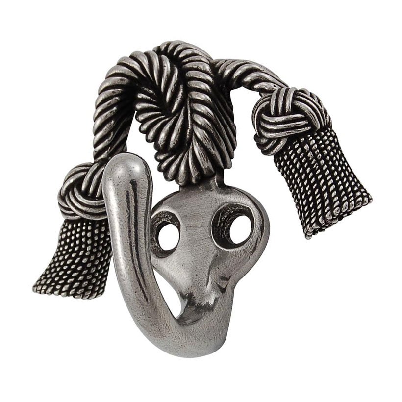 Twisted Tassel Sforza Hook in Vintage Pewter
