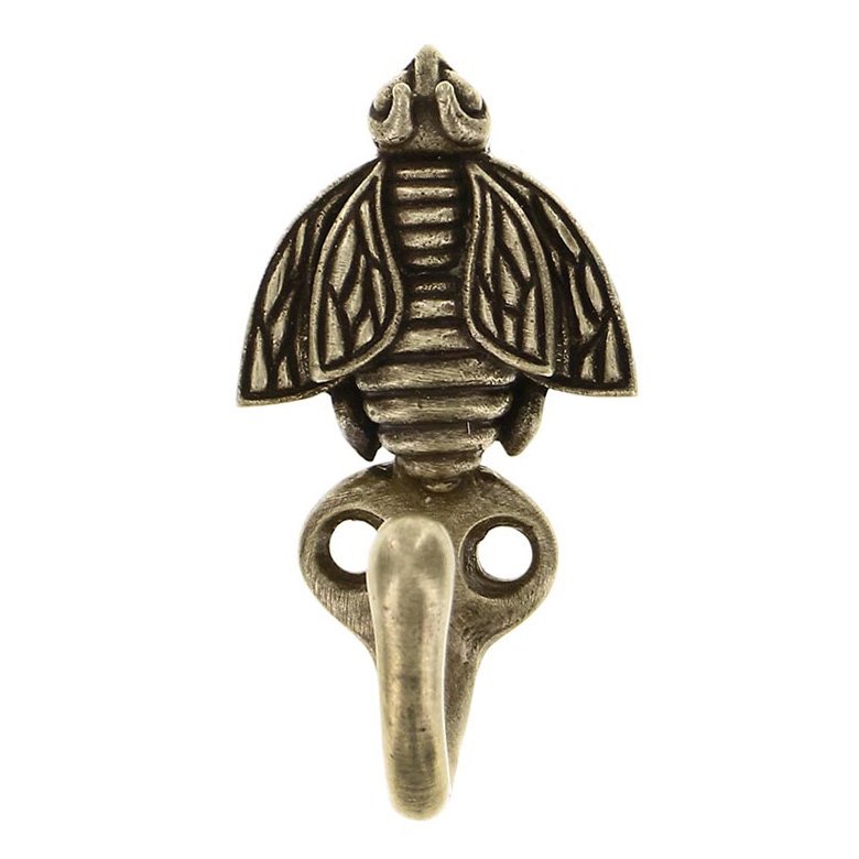 Bumble Bee Pollino Hook in Antique Brass