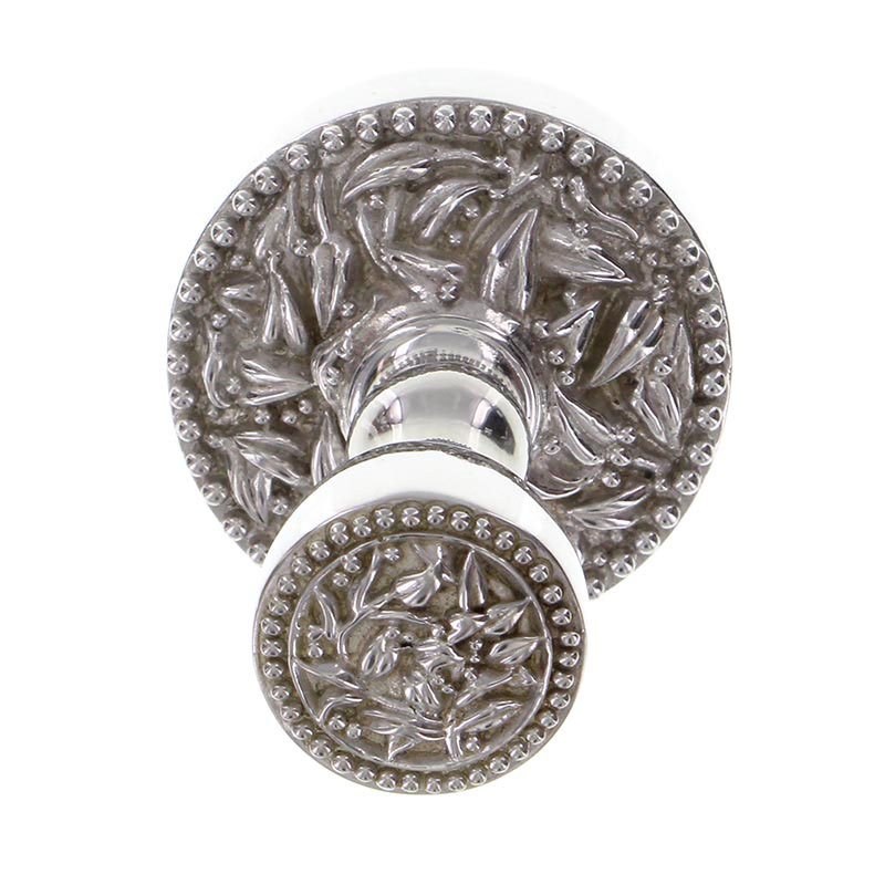 1 1/4" Bath Post / Robe Hook in Polished Silver