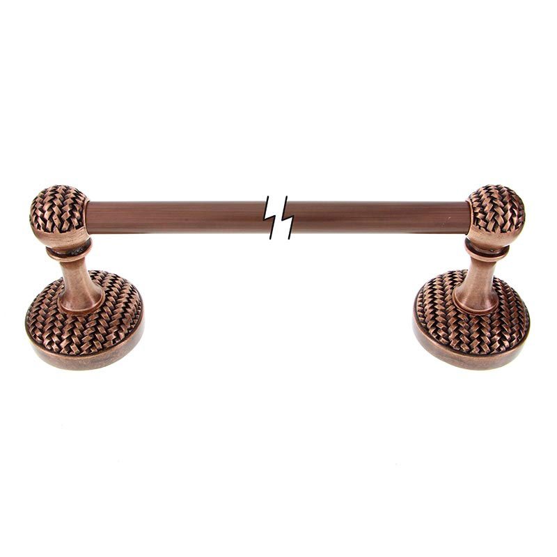Bath Accessories Collection - 24" Towel Bar in Antique Copper