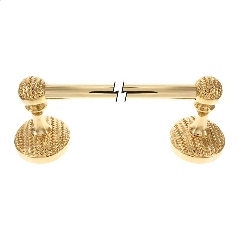 Bath Accessories Collection - 24" Towel Bar in Polished Gold