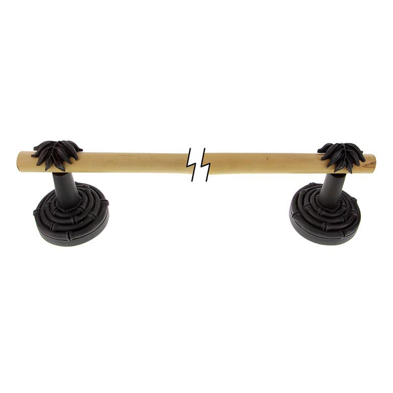 18" Towel Bar with Bamboo in Oil Rubbed Bronze