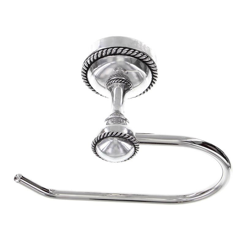 French One Arm Toilet Tissue Holder in Antique Silver