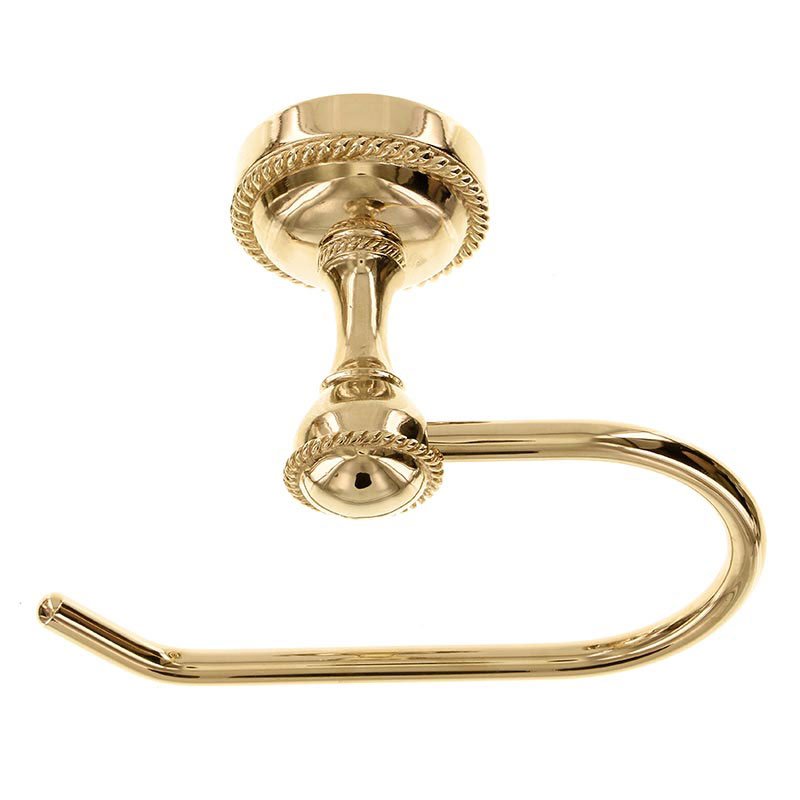 French One Arm Toilet Tissue Holder in Polished Gold